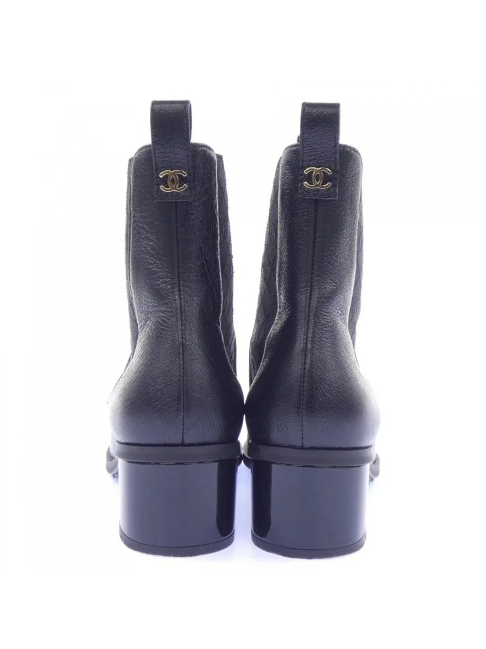 Chanel Short Boots Black